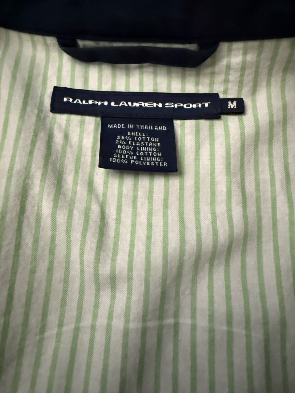 Ralph Lauren Navy Bomber Jacket with Pink Pony Logo - Picture 2 of 2